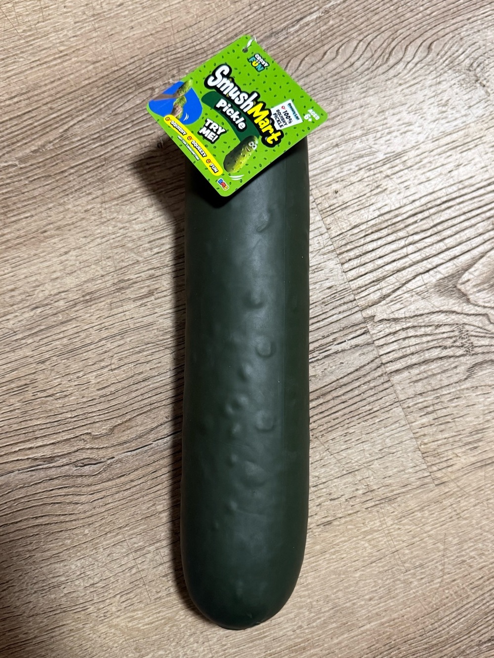 VIRAL SmushMart Pickle squishy Toy - Dark Green